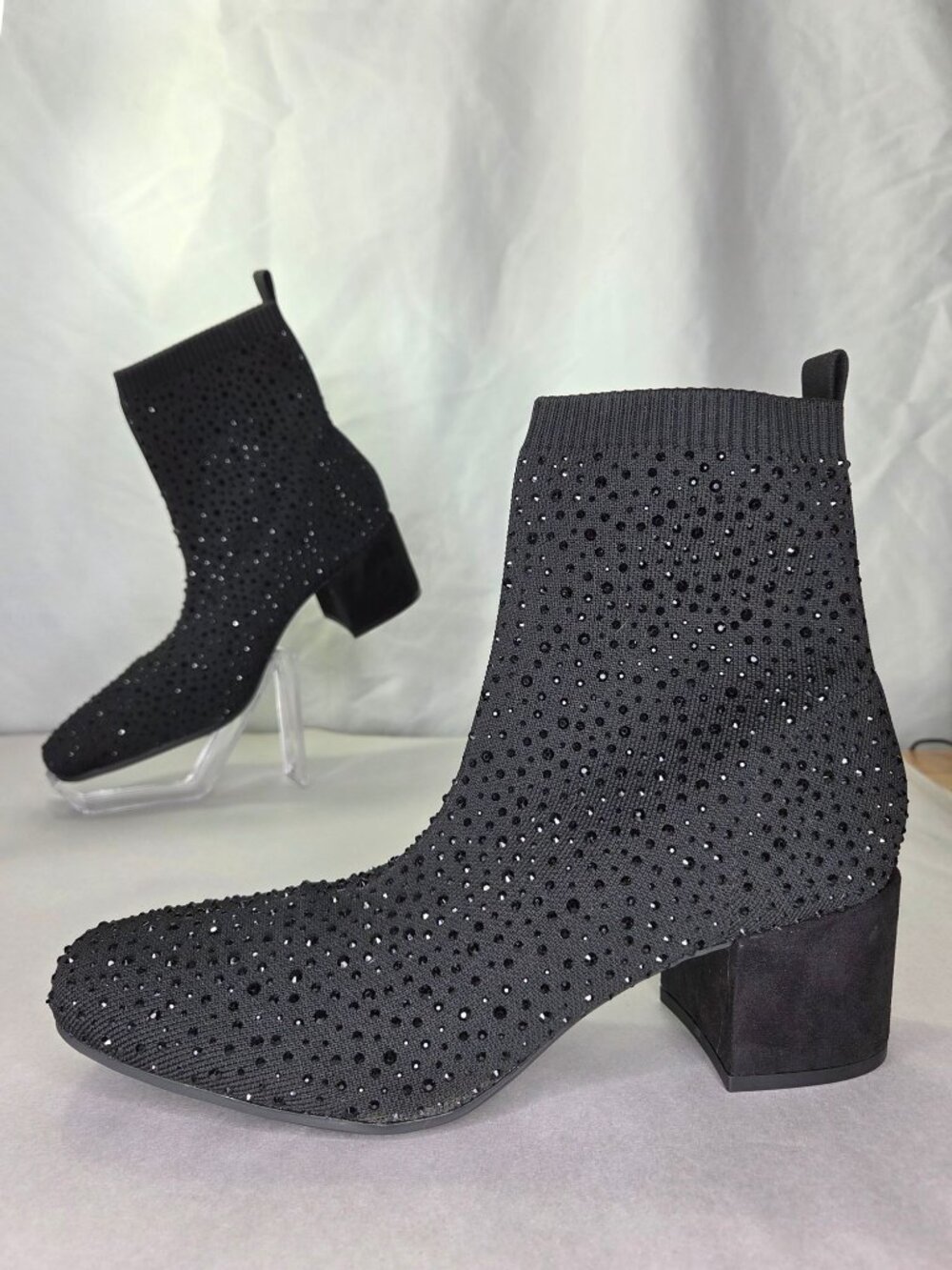 Kenneth Cole Reaction Rida Stretch Jewel Dress Booties, Size: 9.5 M